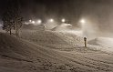 Snöproduktion vist